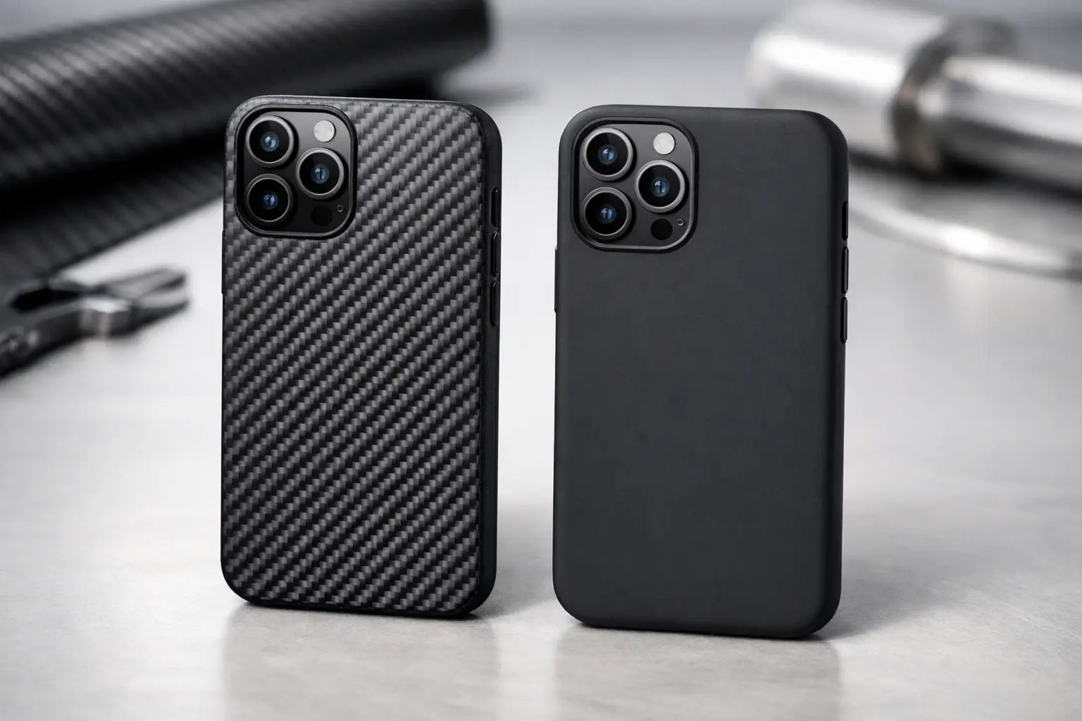 Carbon Composite vs Silicone Cases