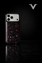 VλLOᏒ Forged Carbon Rosso — iPhone 17 Series